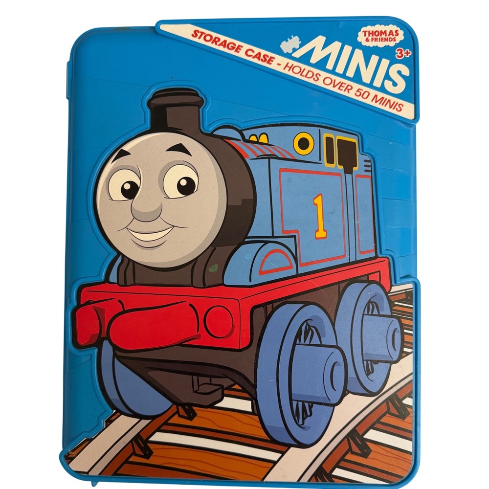 Thomas & Friends Minis Storage Case with 51 Mini Trains lots of Rare Trains